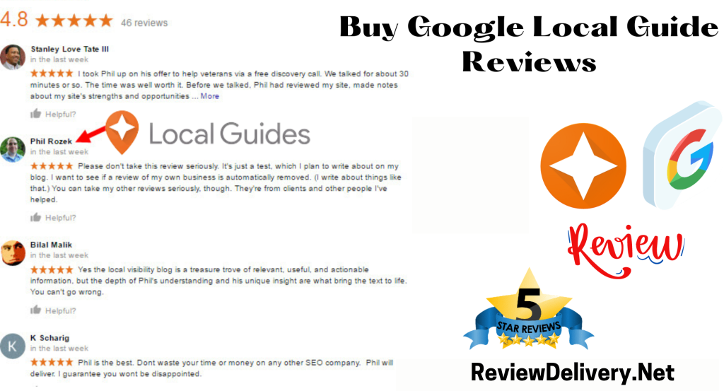 Buy Google Local Guide Reviews